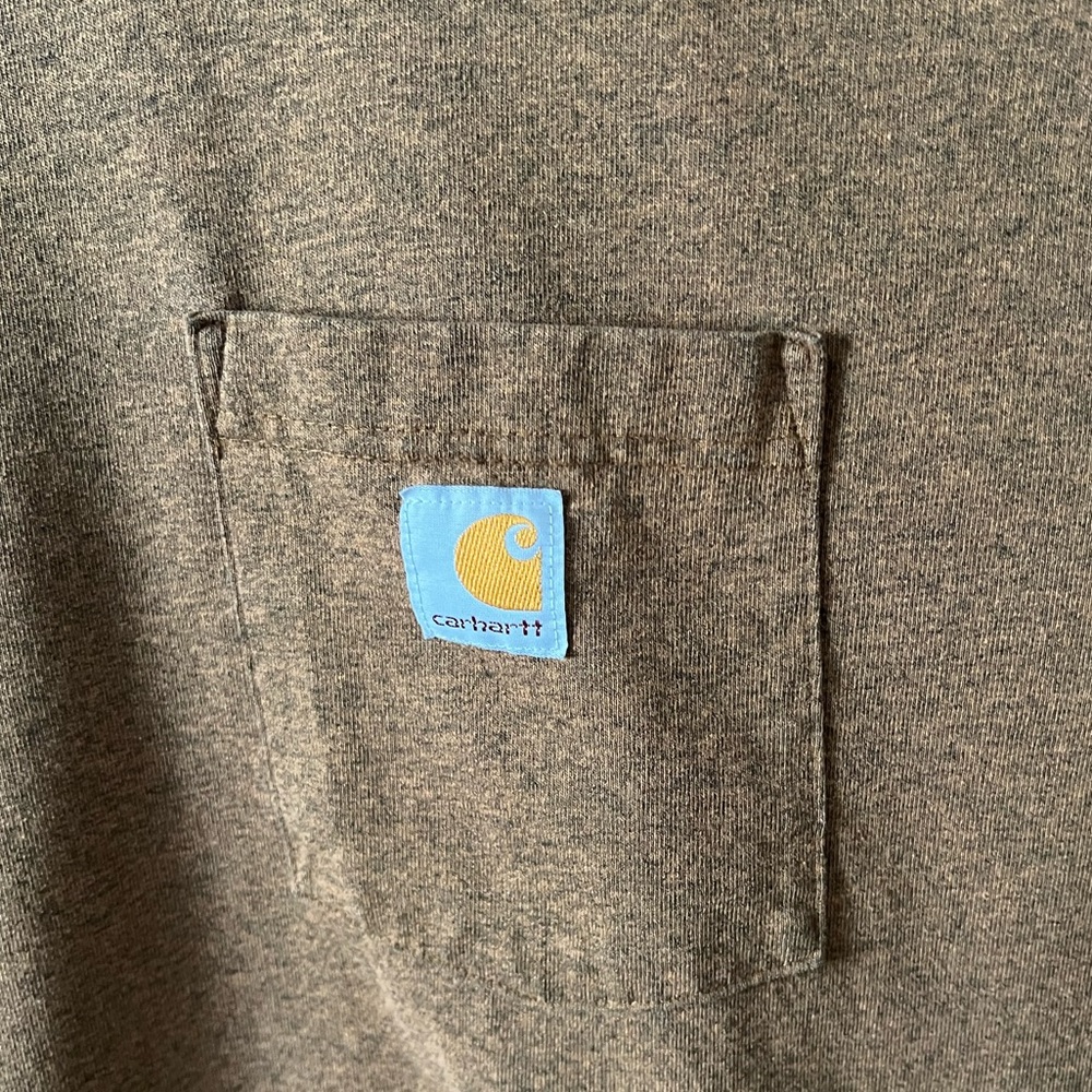 Carhartt Loose Fit Heavyweight Short-Sleeve Pocket T-Shirt 3XL Walnut Brown EUC - Picture 5 of 9